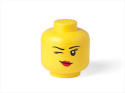 Pojemnik duża głowa LEGO® - Dziewczynka (Oczko)