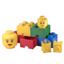 Pojemnik duża głowa LEGO® - Dziewczynka (Oczko)