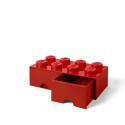 Szuflada klocek LEGO® Brick 8 (Czerwony)