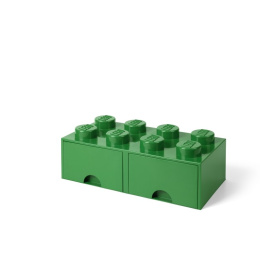 Szuflada klocek LEGO® Brick 8 (Zielony)