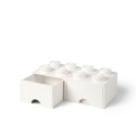 Szuflada klocek LEGO® Brick 8 (Biały)