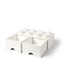 Szuflada klocek LEGO® Brick 8 (Biały)