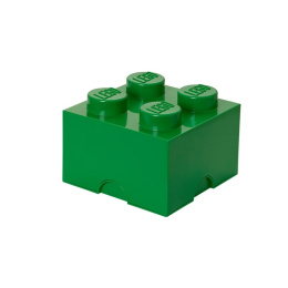 Pojemnik klocek LEGO® Brick 4 (Zielony)