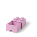 Szuflada klocek LEGO® Brick 4 (Jasnoróżowy)