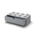 Szufladka na biurko klocek LEGO® Brick 8 (Szary)