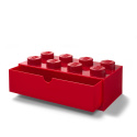 Szufladka na biurko klocek LEGO® Brick 8 (Czerwony)