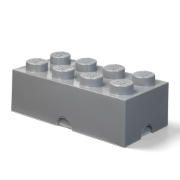 Pojemnik klocek LEGO® Brick 8 (Ciemnoszary)