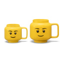 Kubek ceramiczny duża głowa LEGO® - Chłopiec (Z uśmiechem)