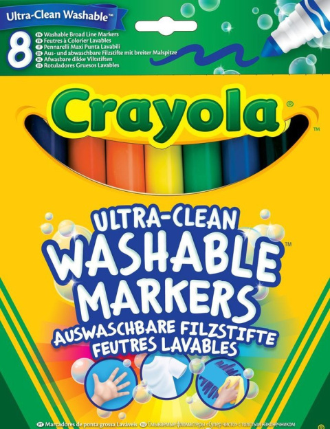 Zmywalne markery Crayola® (8 szt.)