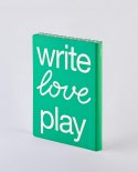 Notatnik Graphic L - Write Love Play