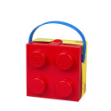 Lunchbox klocek LEGO® z rączką (Czerwony)