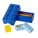 Minipudełko klocek LEGO® 4 (Niebieskie)