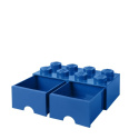 Szuflada klocek LEGO® Brick 8 (Niebieski)