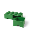 Szuflada klocek LEGO® Brick 8 (Zielony)