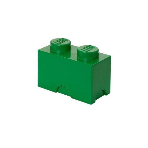 Pojemnik klocek LEGO® Brick 2 (Zielony)