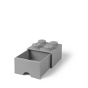 Szuflada klocek LEGO® Brick 4 (Szary)