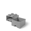 Szuflada klocek LEGO® Brick 4 (Szary)