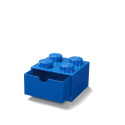 Szufladka na biurko klocek LEGO® Brick 4 (Niebieski)