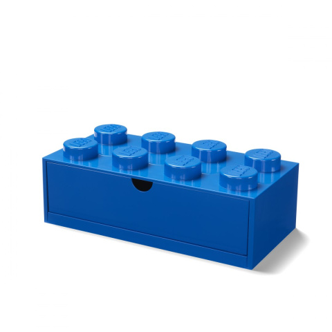 Szufladka na biurko klocek LEGO® Brick 8 (Niebieski)