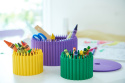 Organizer na biurko Crayola® z rączką (Żółty)