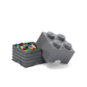 Pojemnik klocek LEGO® Brick 4 (Ciemnoszary)