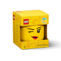 Pojemnik mała głowa LEGO® - Dziewczynka (Oczko)