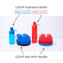 Przezroczysta butelka LEGO® 500 ml (Niebieska)