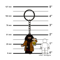 Metalowy brelok LEGO® Harry Potter™ Hagrid™