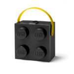 Lunchbox klocek LEGO® z rączką (Czarny)