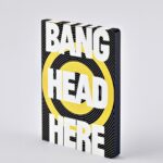 Notatnik Graphic L - Bang Head Here