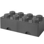 Szuflada klocek LEGO® Brick 8 (Ciemnoszary)