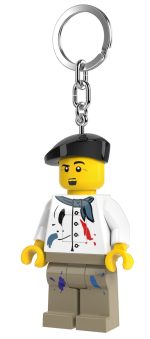 Brelok z latarką LEGO Minifigures Artysta