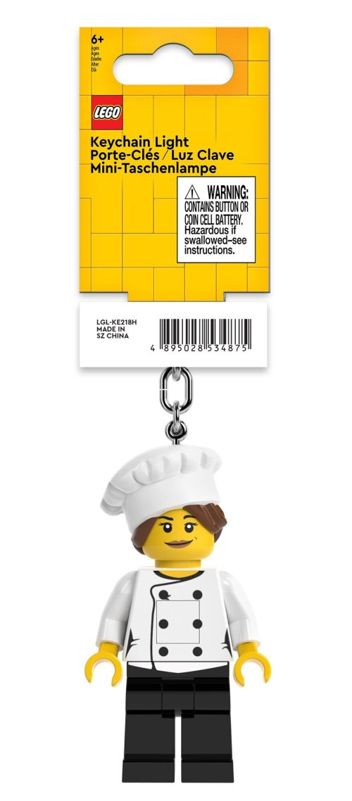 Brelok z latarką LEGO Minifigures Kucharka