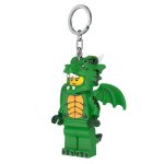 Brelok z latarką LEGO Minifigures Zielony Smok