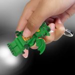 Brelok z latarką LEGO Minifigures Zielony Smok