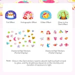 Naklejki na paznokcie - Spotkanie w ogrodzie