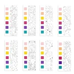 Kolorowanka akwarelowa - Jednorożec