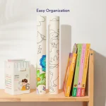 Kolorowanka w rolce samoprzylepna - Dinozaury (4 m.)