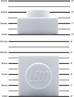 Silikonowa lampka LEGO® (biała)