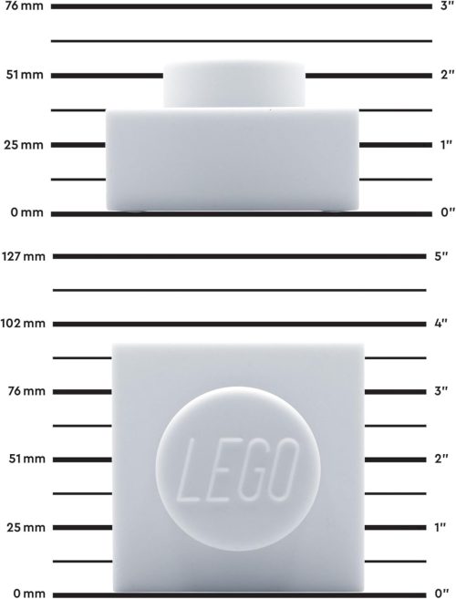 Silikonowa lampka LEGO® (biała)