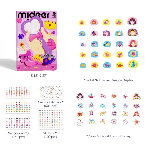 Naklejki na paznokcie - Bankiet Księżniczki