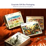 Puzzle artystyczne - Księżyc w dżungli (1000 elementów)