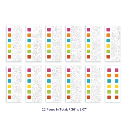 Kolorowanka akwarelowa - Kwiaty