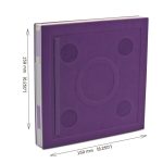 Kwadratowy notatnik LEGO® z długopisem (Fioletowy)