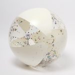 Nadmuchiwana piłka plażowa z brokatem