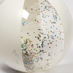 Nadmuchiwana piłka plażowa z brokatem