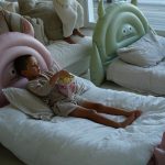 Dziecięce łóżko dmuchane