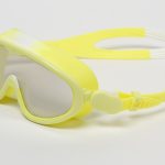 Dziecięca maska do pływania Salty the Shark Neon Yellow