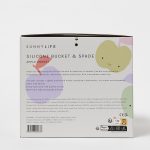 Silikonowe wiaderko i łopatka Apple Sorbet Multi