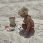 Silikonowe wiaderko i łopatka Apple Sorbet Multi